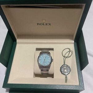 Rolex Oyster Perpetual Turquoise Blue 36 126000